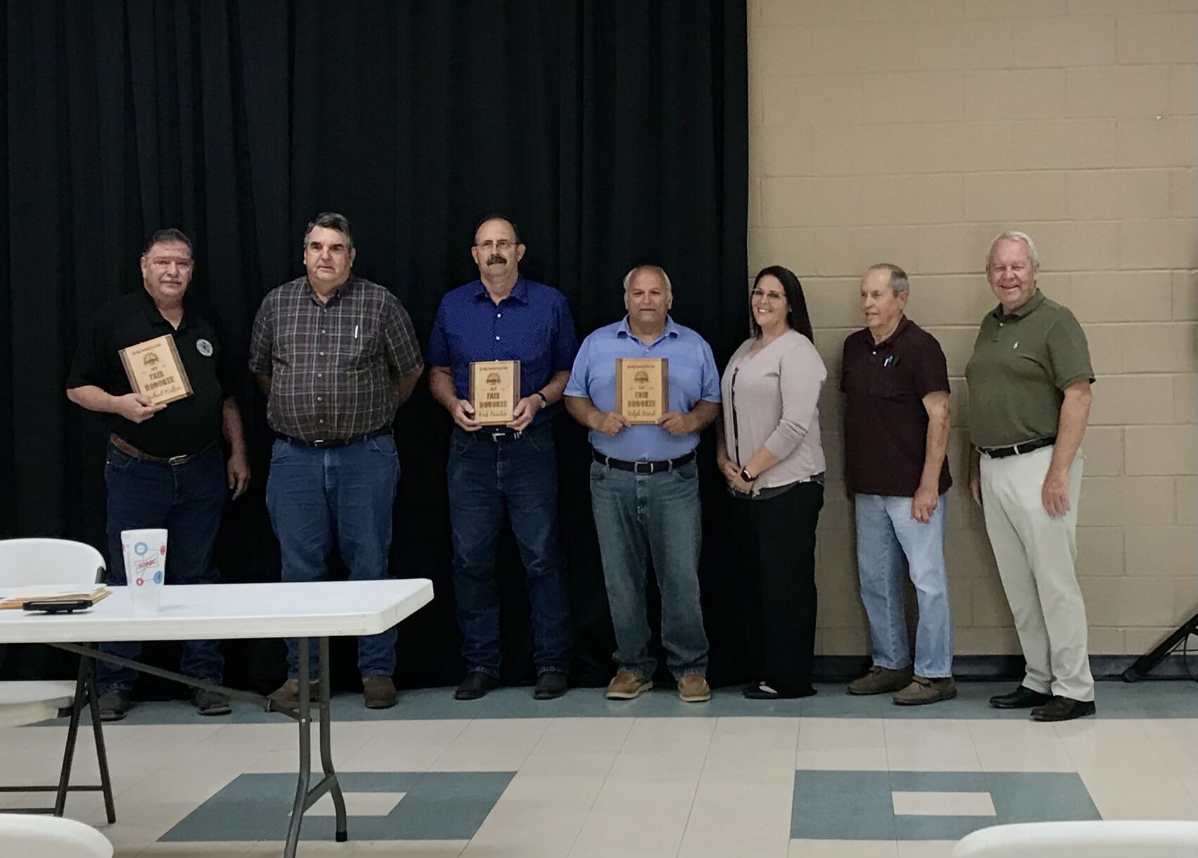 Commissioners recognized as Fair Honorees